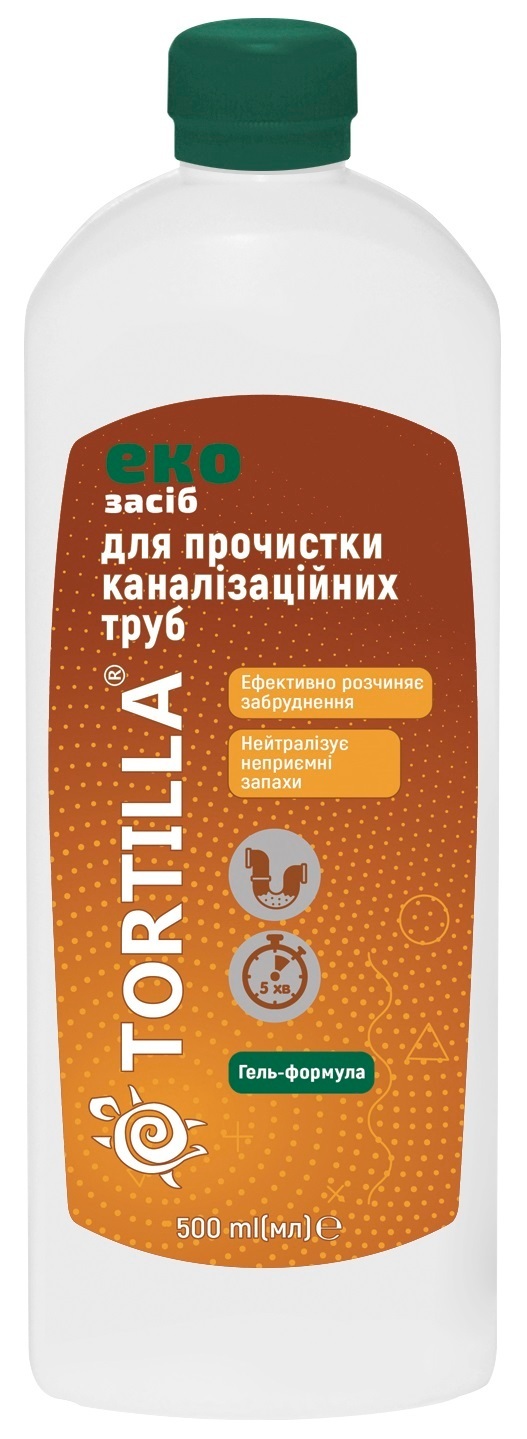 Средство для прочистки труб Tortilla Эко 500 г (4820178060929) фото1