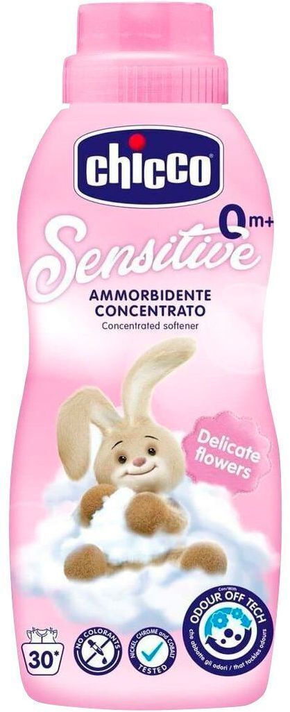 Кондиционер для белья Chicco Sensitive Delicate Flowers смягчитель тканей 750 мл (8058664122462) фото1