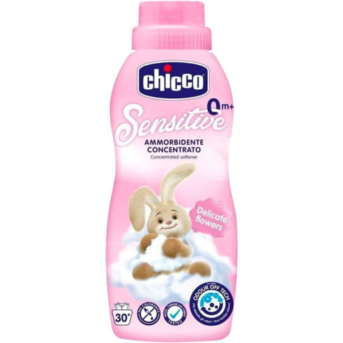 Кондиционер для белья Chicco Sensitive Delicate Flowers смягчитель тканей 750 мл (8058664122462)