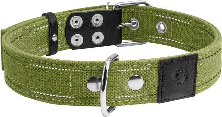 Нашийник для тварин Collar Брезент подвійний Ш 35 мм Д 51-63 см (6138) фото1