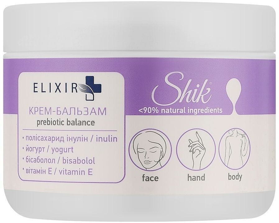 Крем для тіла Shik Elixir Prebiotic Balance 350 мл (4823107608070) фото1