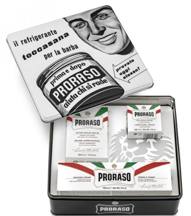 Набор косметики Proraso Деликатное бритье и уход для чувствительной кожи (8004395003600) фото1