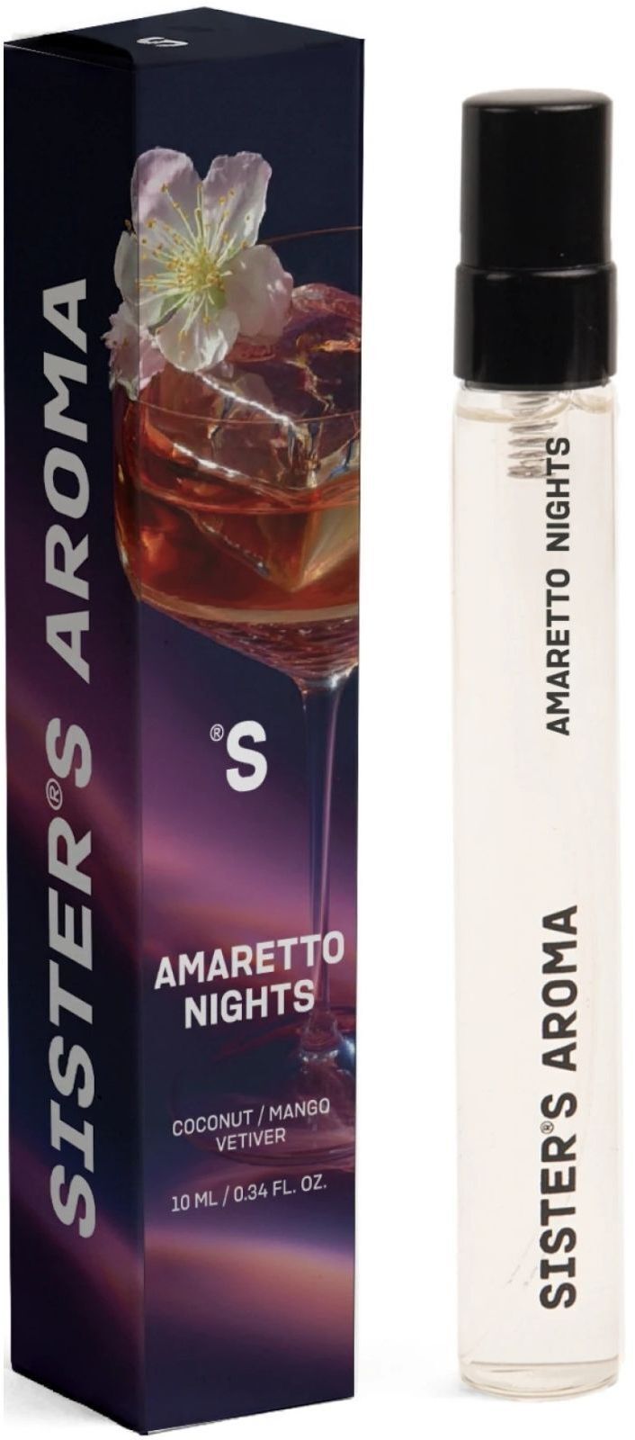 Парфюмированная вода Sister's Aroma Amaretto Nights Travel 10 мл (4820227785292) фото1