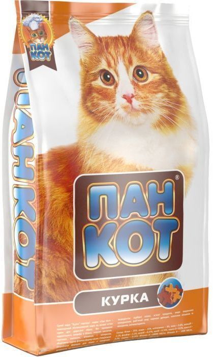Сухий корм для кішок Пан Кот Курка 400 г (4820111140381) фото1