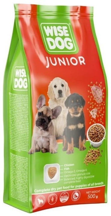 Сухой корм для собак Wise Dog Junior 500 г (4820111141685) фото1