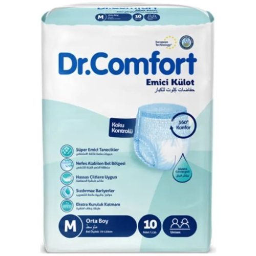 Підгузки для дорослих Dr.Comfort Medium 70-120 см 10 шт (8680131205639)