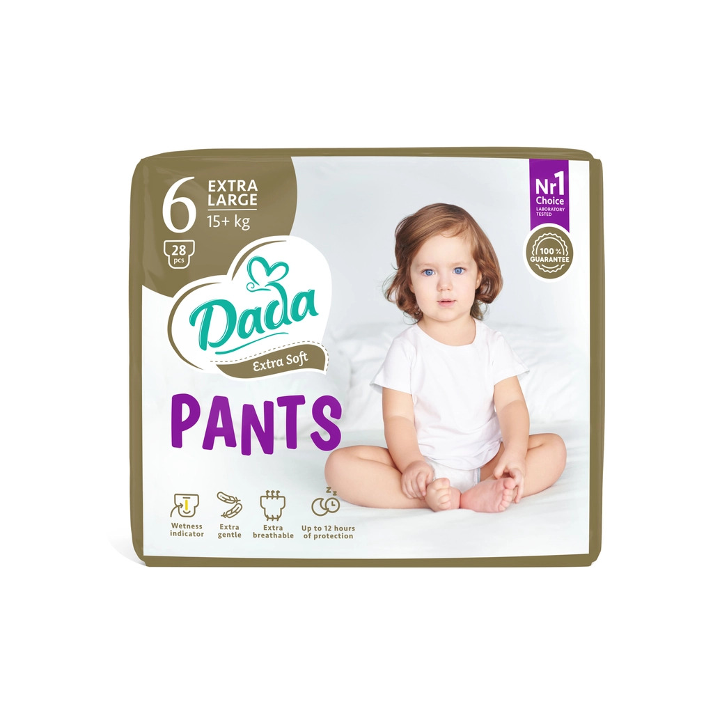 Підгузки Dada Extra Soft 6 XL (15+ кг) 28 шт (4820174980696) фото1