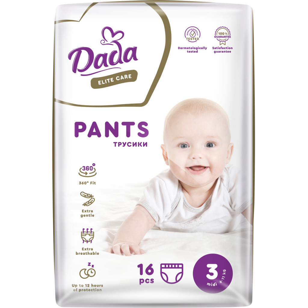 Підгузки Dada Elite Care 3 Midi (6 11 кг) 16 шт (4820174980702) фото1