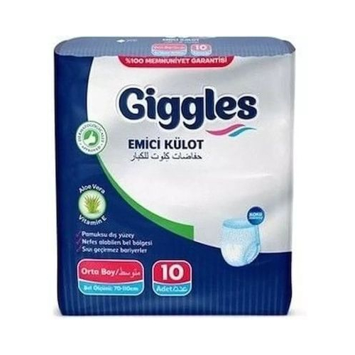 Підгузки для дорослих Giggles Medium (85-125 см) 10 шт (8680131205516)