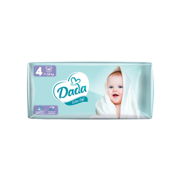 Подгузники Dada Extra Soft 4 (7-18 кг) 46 шт (4823071646436_4820174980825)