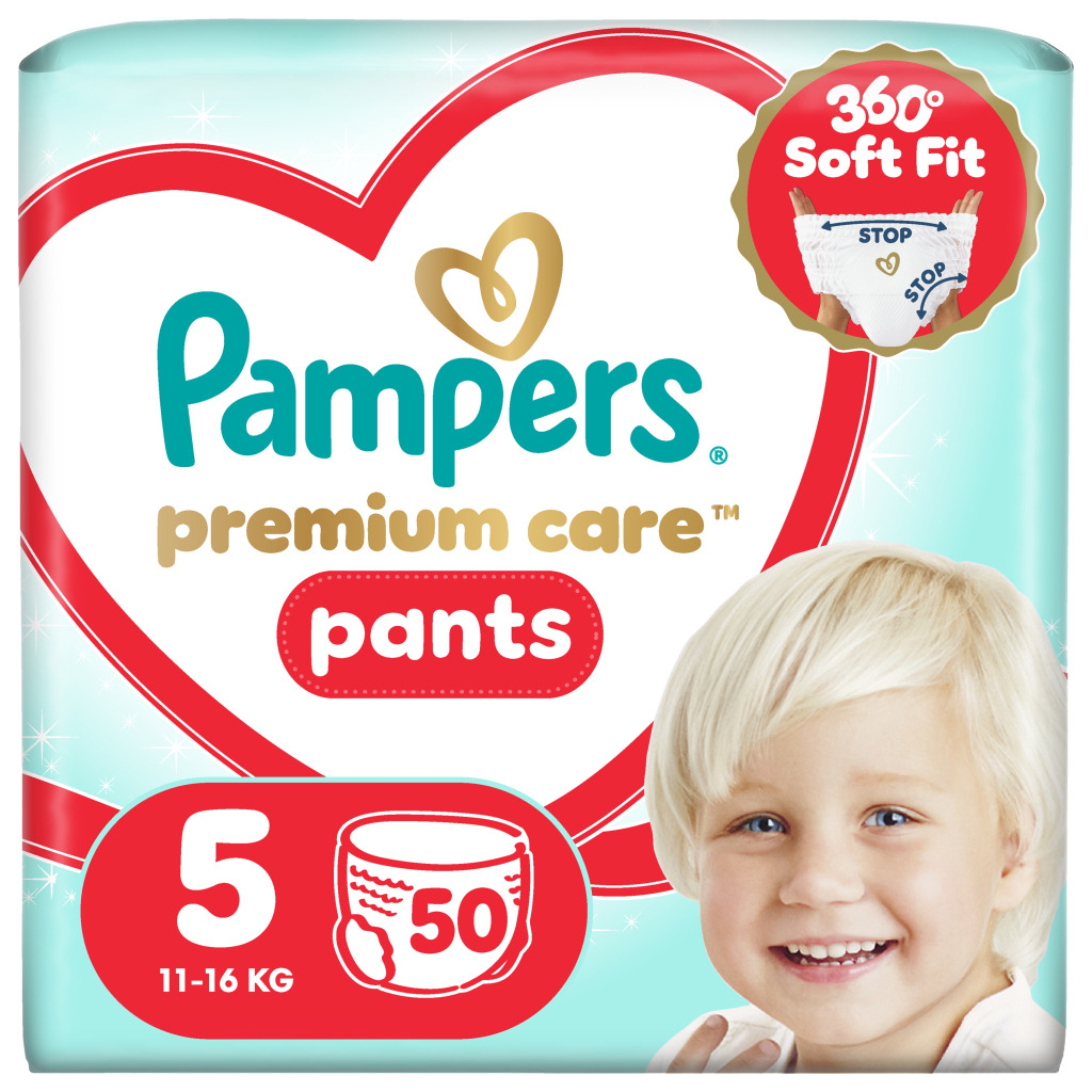Підгузки Pampers Premium Care Pants Розмір 5 (11-16 кг) 50 шт (8006530320085) фото1