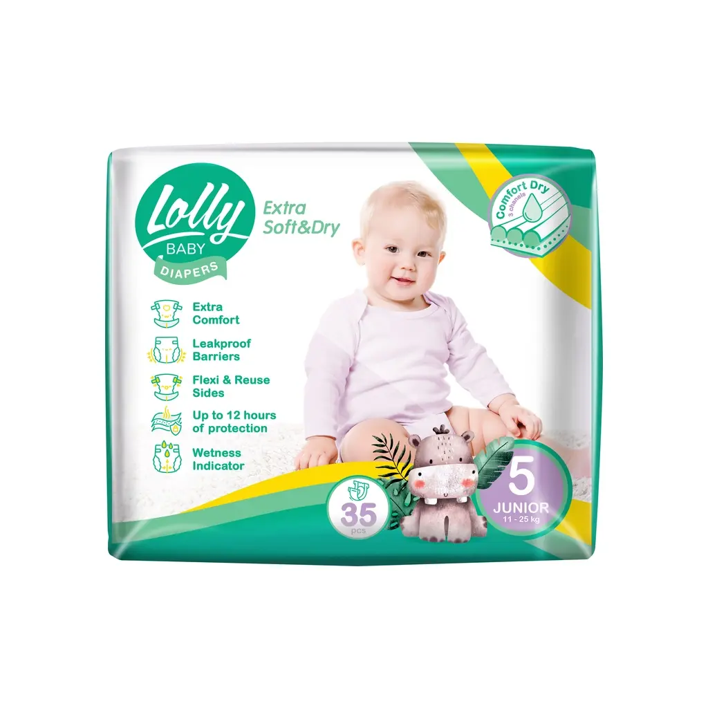 Подгузники Lolly Soft Junior 5, 11-25 кг, 35 шт. (4820174981273) фото1