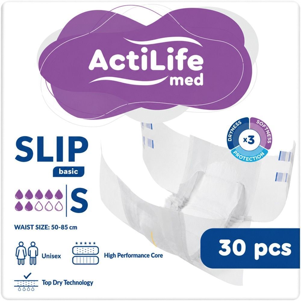 Підгузки для дорослих ActiLife Med Basic S, 30 шт (4820174981723) фото1