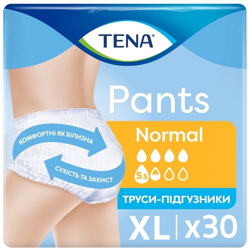 Підгузки для дорослих Tena Pants Extra Large 30 шт (7322542545195) фото1
