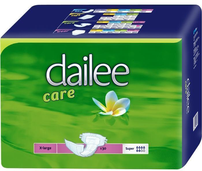 Підгузки для дорослих Dailee Care дихаючі Super Extra Large 30шт (8595611621864) фото1