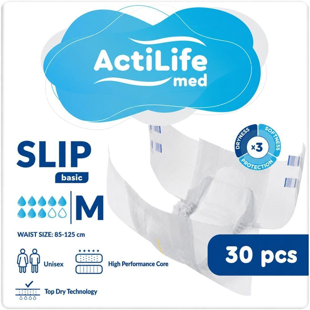 Підгузки для дорослих ActiLife Med Basic M, 30 шт (4820174981679) фото1