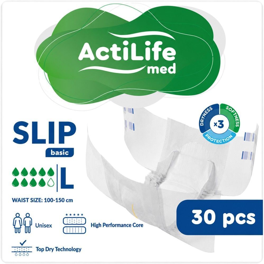 Підгузки для дорослих ActiLife Med Basic L, 30 шт (4820174981662) фото1