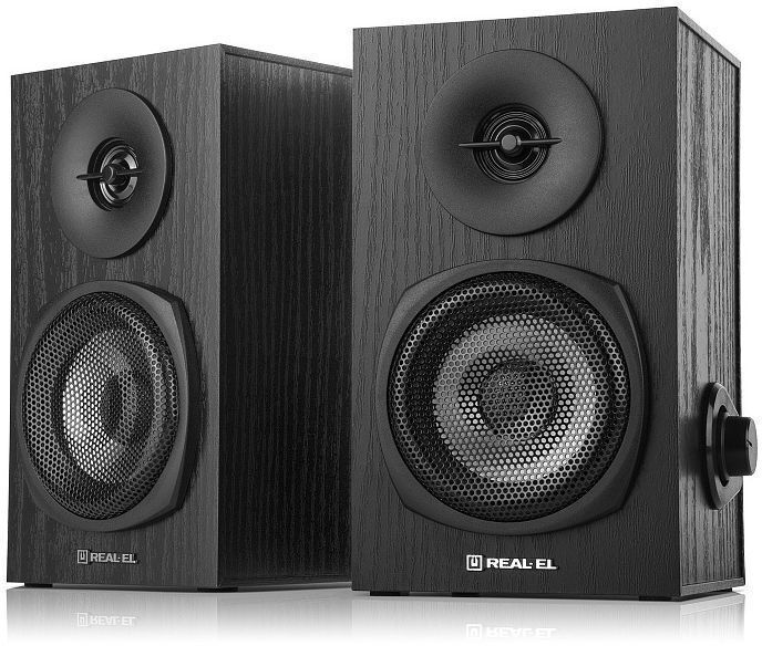 Акустична система REAL-EL S-225 Black фото1