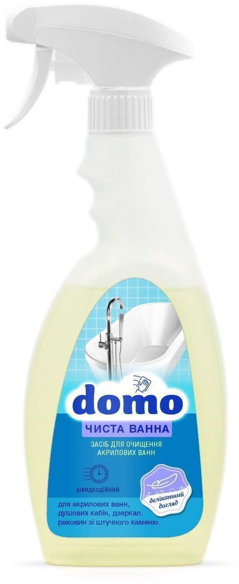 Спрей для чистки ванн Domo Для акриловых ванн 500 мл (4820024948173) фото1