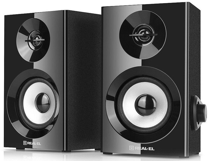 Акустична система REAL-EL S-228 Black фото1
