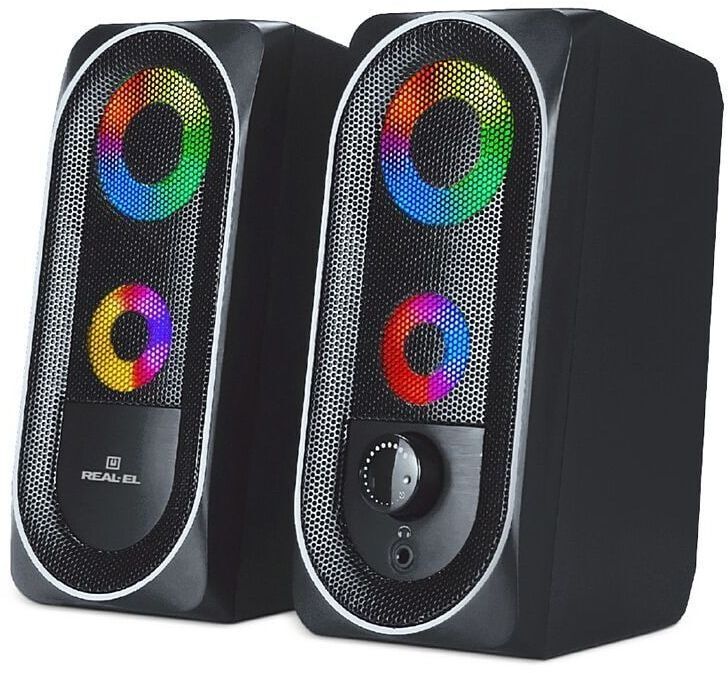 Акустическая система REAL-EL S-110 Black фото1