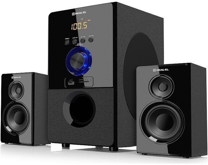 Акустическая система REAL-EL M-555 Black фото1