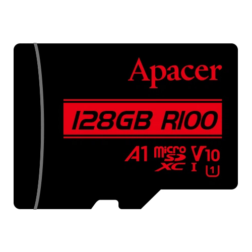 Карта памяти Apacer MicroSDHC 128GB UHS-I Class 10 (AP128GMCSX10UB-RA)