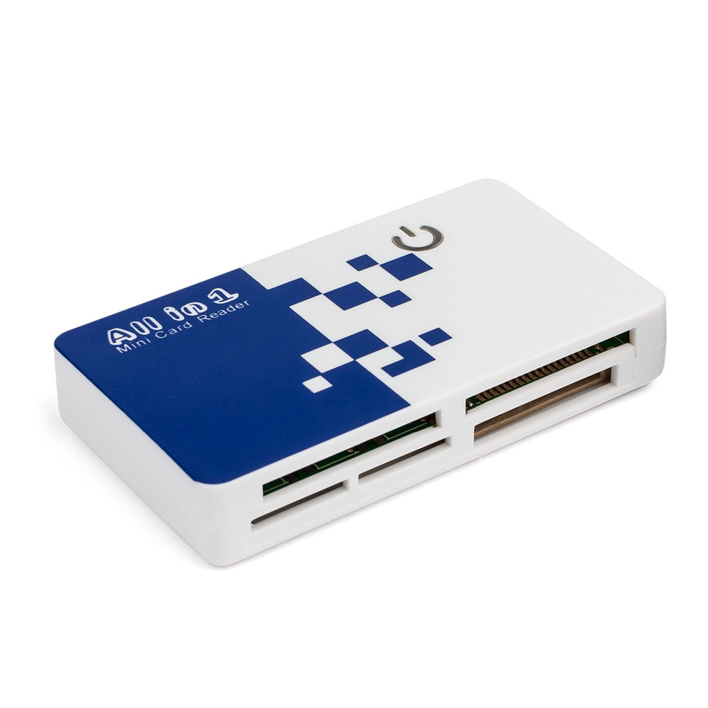 Картрідер USB 2.0 Atcom TD2029 MS, SD, microSD/TF, M2 Black (AT10729) фото1