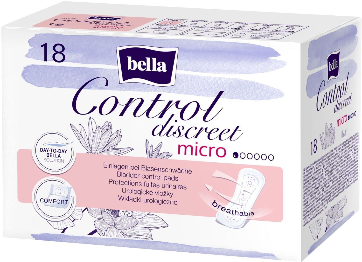 Урологические прокладки Bella Control Discreet Micro 18 шт (5900516697518)