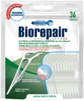 Флосс-зубочистки Biorepair Насыщенные гидроксиапатитом 36 шт. (8017331060056)