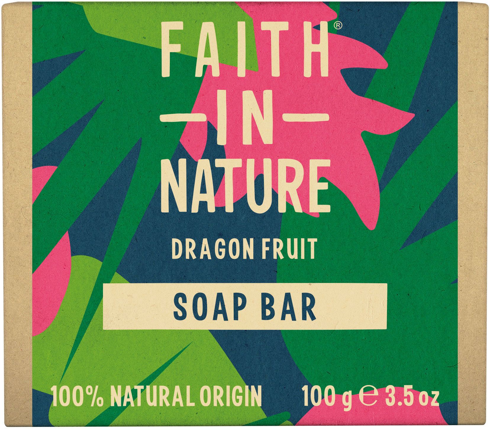 Твердое мыло Faith in Nature Натуральное С фруктом дракона 100 г (708002305764) фото1
