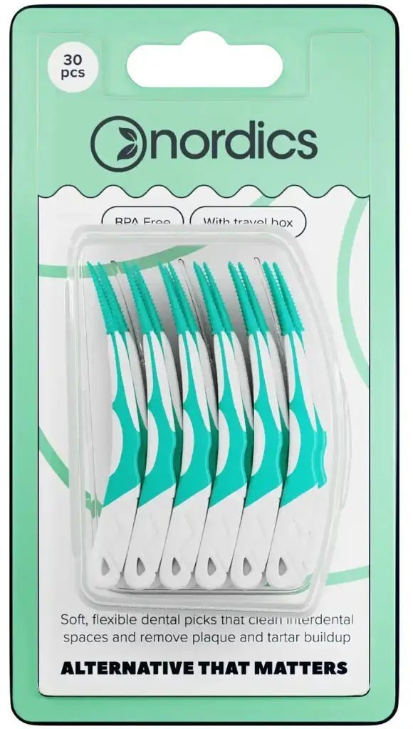 Щетки для межзубных промежутков Nordics Silicon Interdental Softpicks Силиконовые 30 шт. (3800500324531) фото1