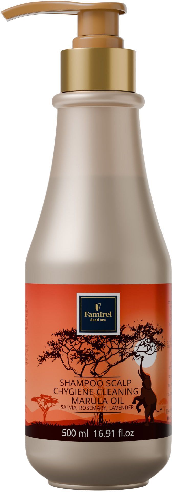 Шампунь Famirel Marula Oil С шалфеем, розмарином и лавандой 500 мл (7290114085847) фото1