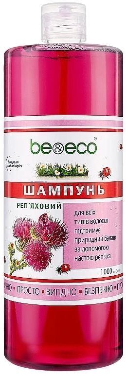 Шампунь Be&Eco Реп'яховий 1000 мл (4820168435089) фото1