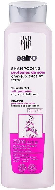 Шампунь Sairo Expertise Silk Proteins Shampoo Протеїни шовку 750 мл (8414227086983) фото1