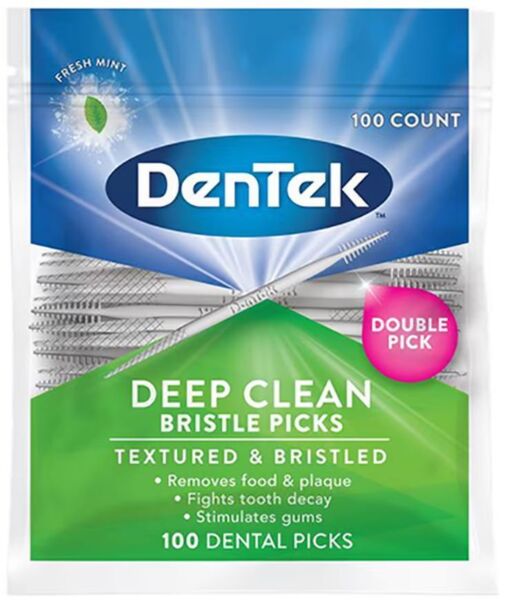 Зубочистки DenTek Глубокое очищение 100 шт. (047701002407)