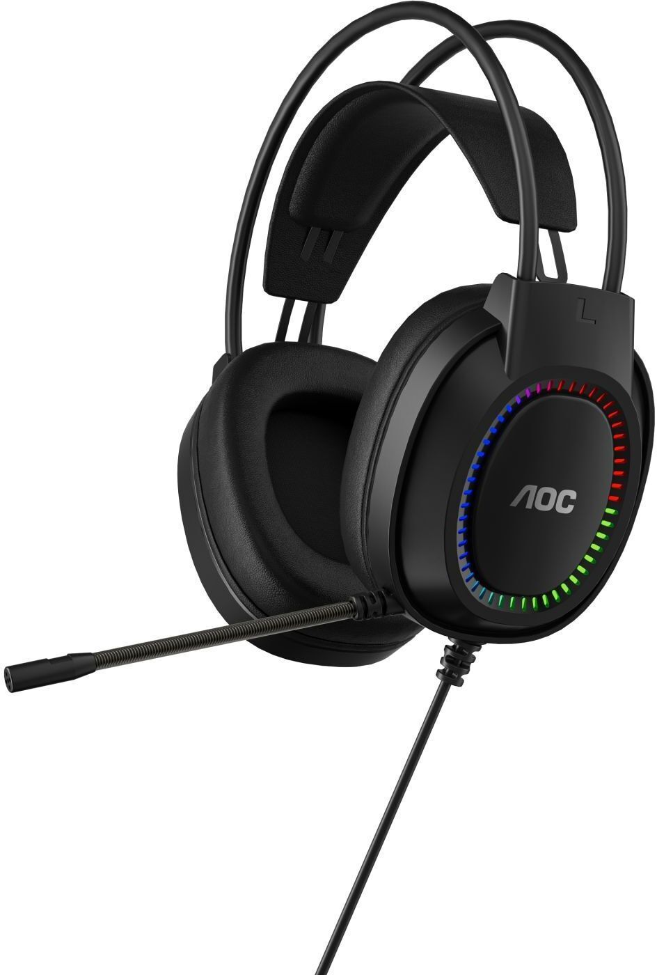 Ігрова гарнітура AOC ACG2500BK RGB Black (ACG2500BK/00) фото1