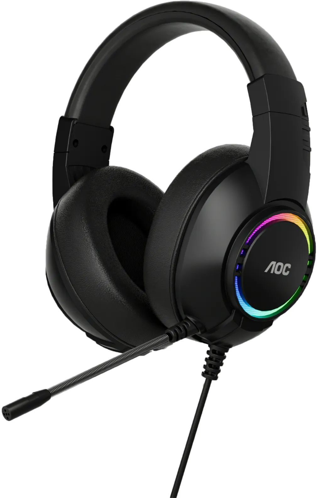 Ігрова гарнітура AOC ACG2510BK RGB Black (ACG2510BK/00) фото1