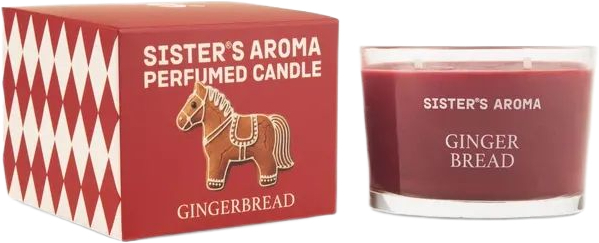 Ароматична свічка Sister's Aroma Gingerbread 150 г (4820227786299) фото1