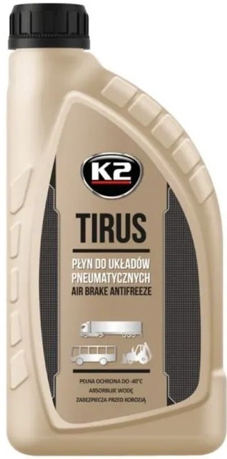 Гальмівна рідина K2 Turbo Tirus -40 °C зимова 1 л (T360) фото1