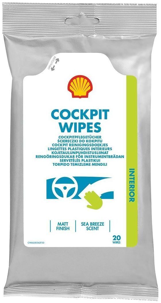 Автомобільна серветка Shell Cockpit Wipes (73206) фото1