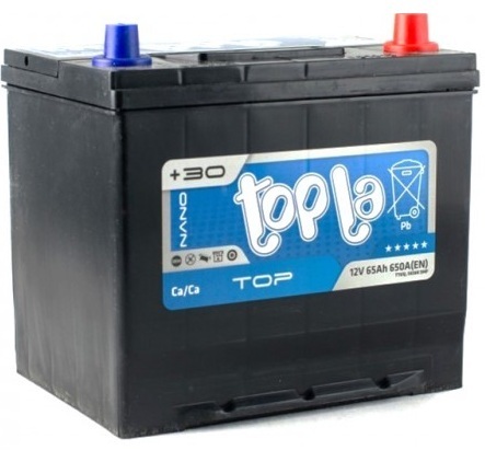 Акумулятор автомобільний Topla 65 Ah/12V Top/Energy Japan Euro (118 665) фото1