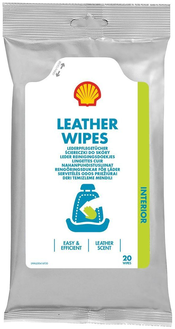 Автомобільна серветка Shell Leather Wipes (73234) фото1