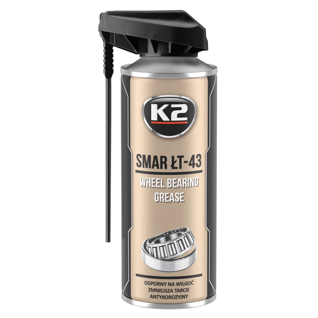 Автомобильная смазка K2 Wheel Bearing 400 мл (W135) фото1