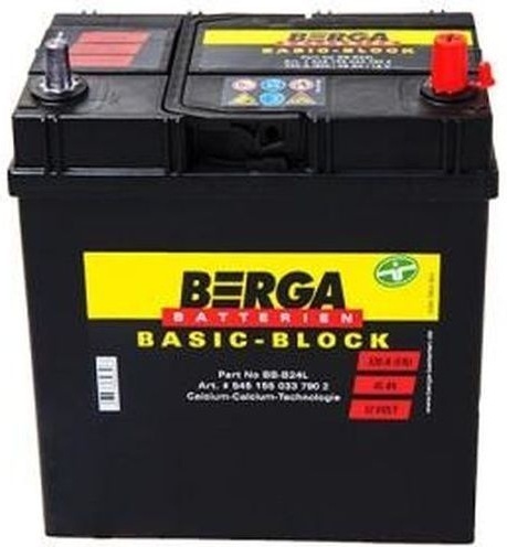 Акумулятор автомобільний Berga Basicblock 35Ah ASIA Ев (-/+) ТК (300EN) (5351180307902) фото1