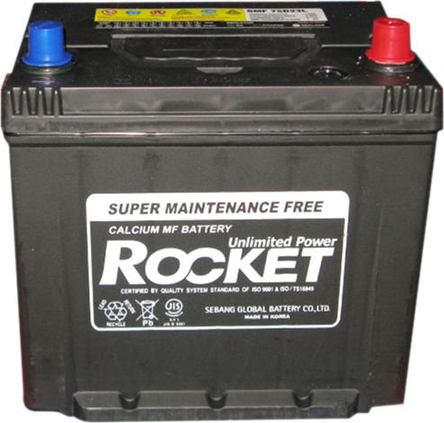 Акумулятор автомобільний ROCKET 65Ah (SMF 75D23L) фото1