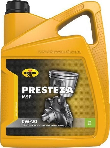 Моторна олива Kroon-Oil Presteza MSP 0W-20 5л (KL 36497) фото1
