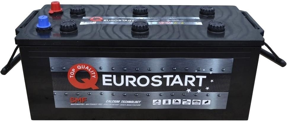 Акумулятор автомобільний EUROSTART Truck 190Ah бокова(+/-) (1250EN) (690017125) фото1
