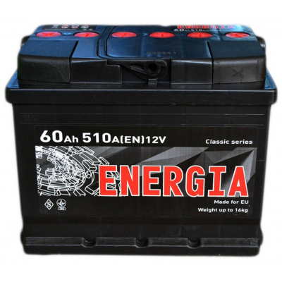Акумулятор автомобільний ENERGIA 60Аh (000022387) фото1