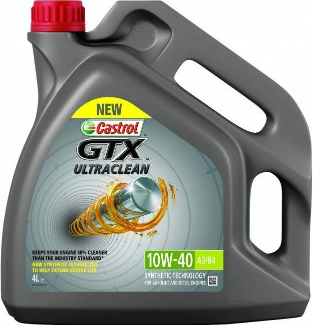 Моторное масло Castrol GTX 10W-40 4л фото1